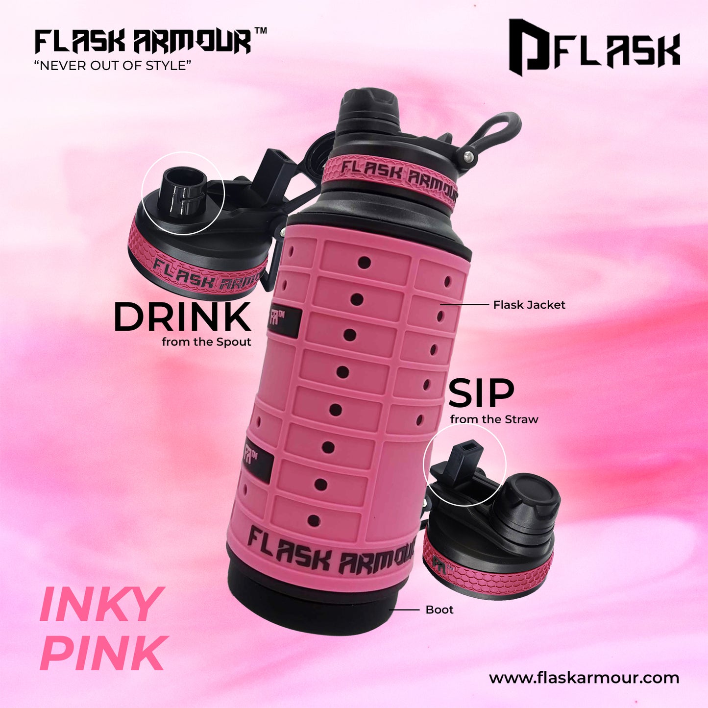 Flask Armour Bottle (DFlask) 32oz