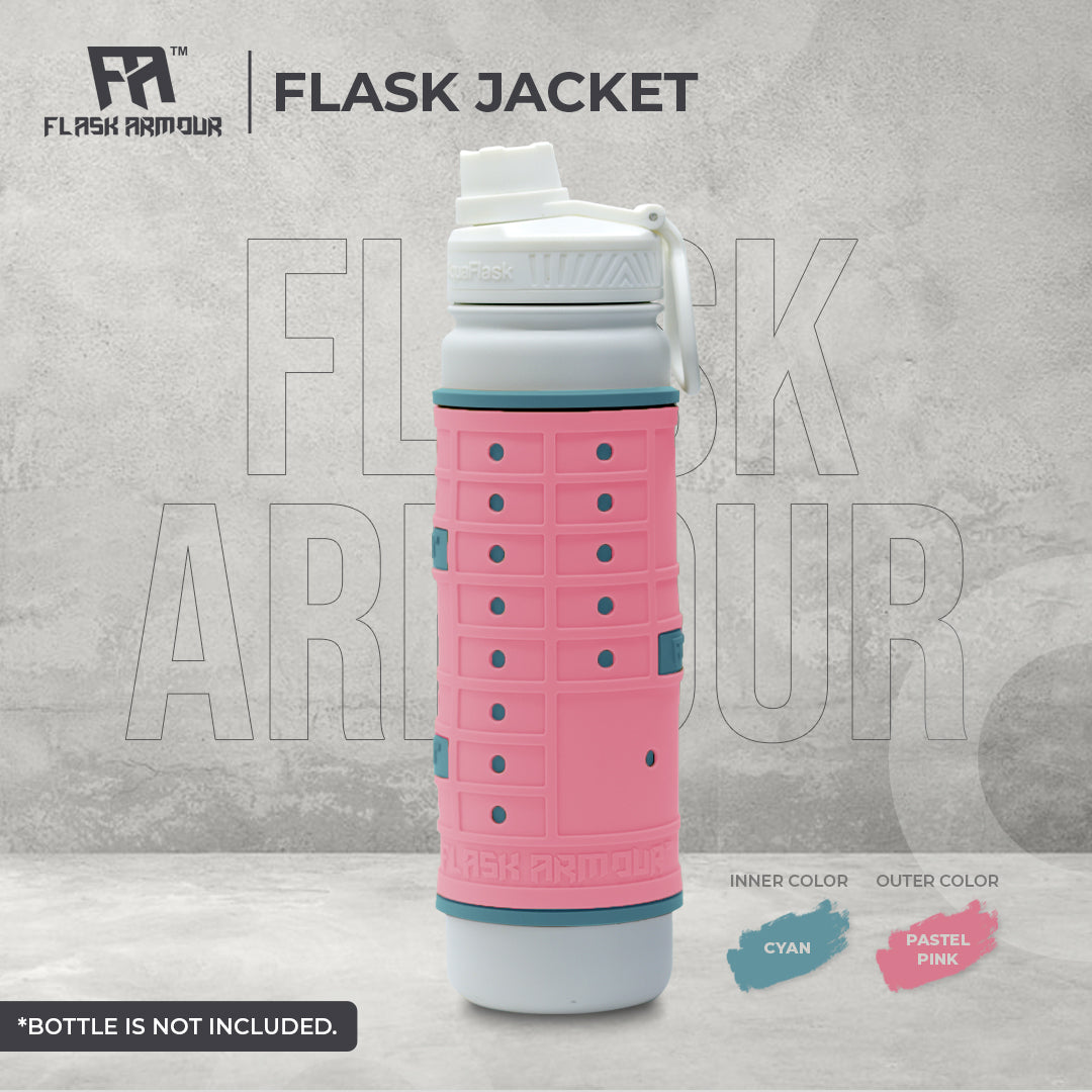 Flask Jacket in Bubble Gum Collection