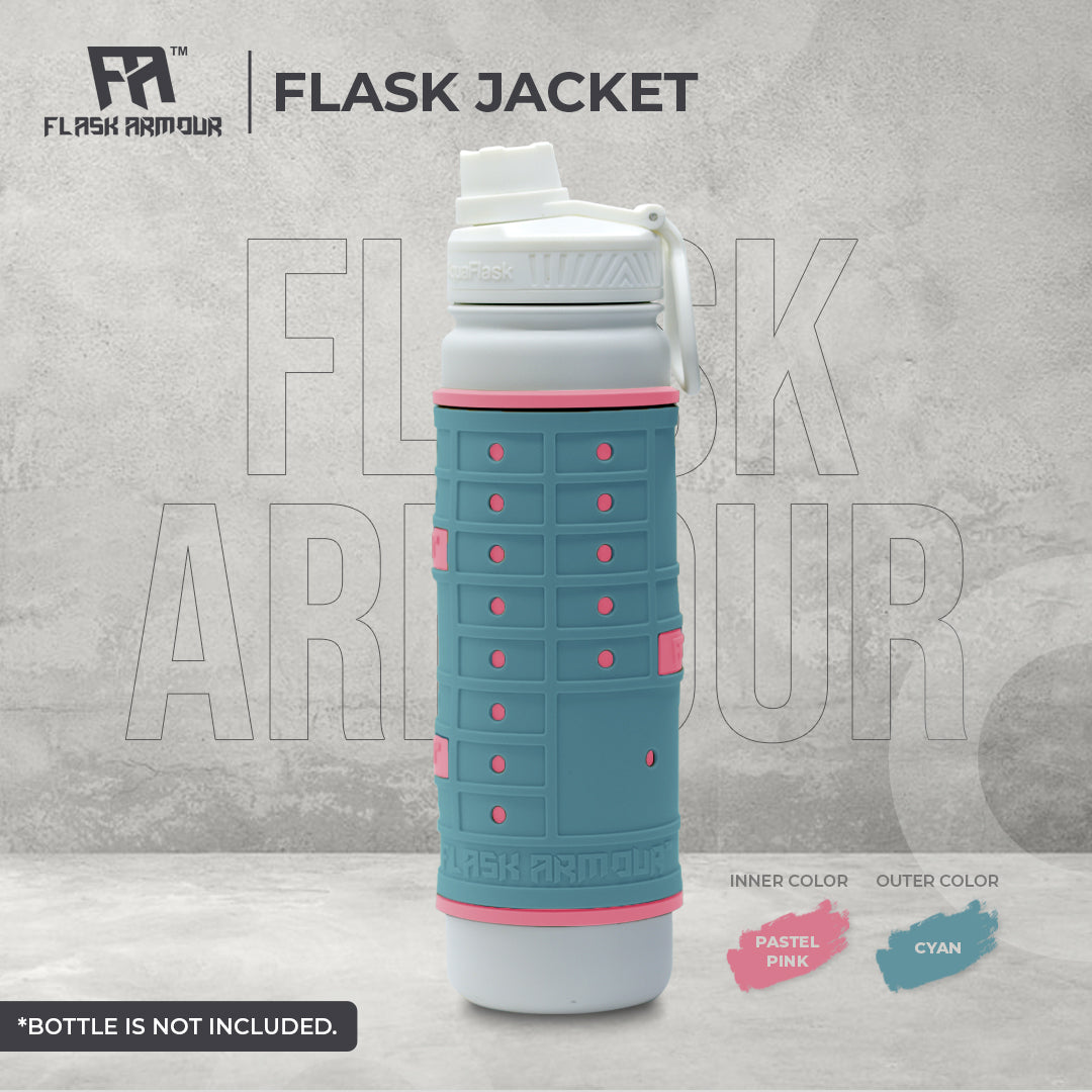 Flask Jacket in Bubble Gum Collection