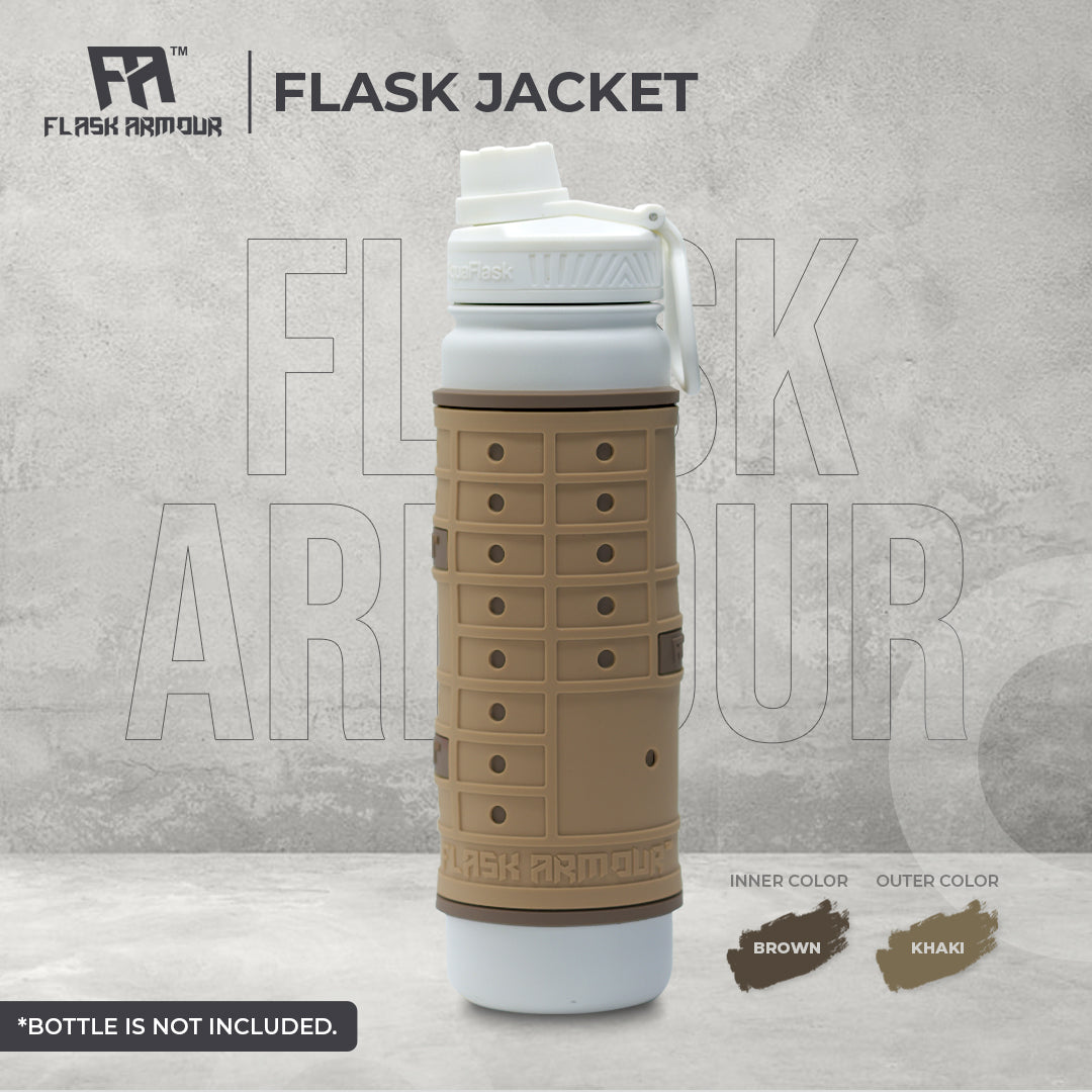 Flask Jacket in Coffee Collection